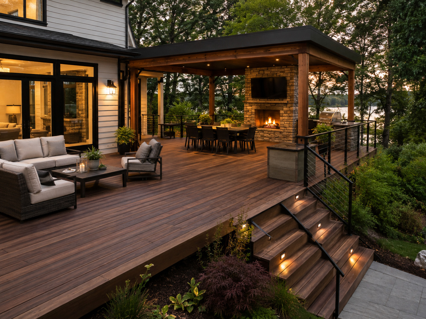 Outdoor deck project